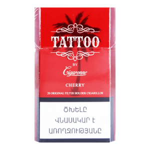 Сигареты Cigaronne Tattoo King Size Cherry (Сигарон Тату Вишня)