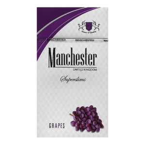 Сигареты Manchester Grapes Superslims (Манчестер Виноград Суперслимс)