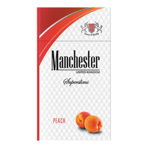 Сигареты Manchester Peach Superslims (Манчестер Персик Суперслимс)