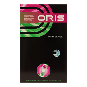 Сигареты Oris Twin Sense Blueberry Menthol King Size (Орис Твин Сенс Черника Ментол Кинг Сайз)