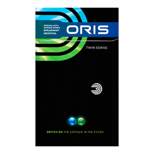 Сигареты Oris Twin Sense Spearmint Menthol King Size (Орис Твин Сенс Мята Кинг Сайз)