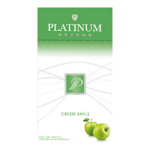 Сигареты Platinum Seven Superslims Green Apple (Платинум Суперслимс Яблоко)