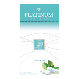 Сигареты Platinum Seven Superslims Gum Mint (Платинум Суперслимс Мятная Жвачка)