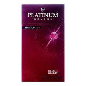 Сигареты Platinum Seven Superslims Blueberry Switch On (Платинум Суперслимс Черника)